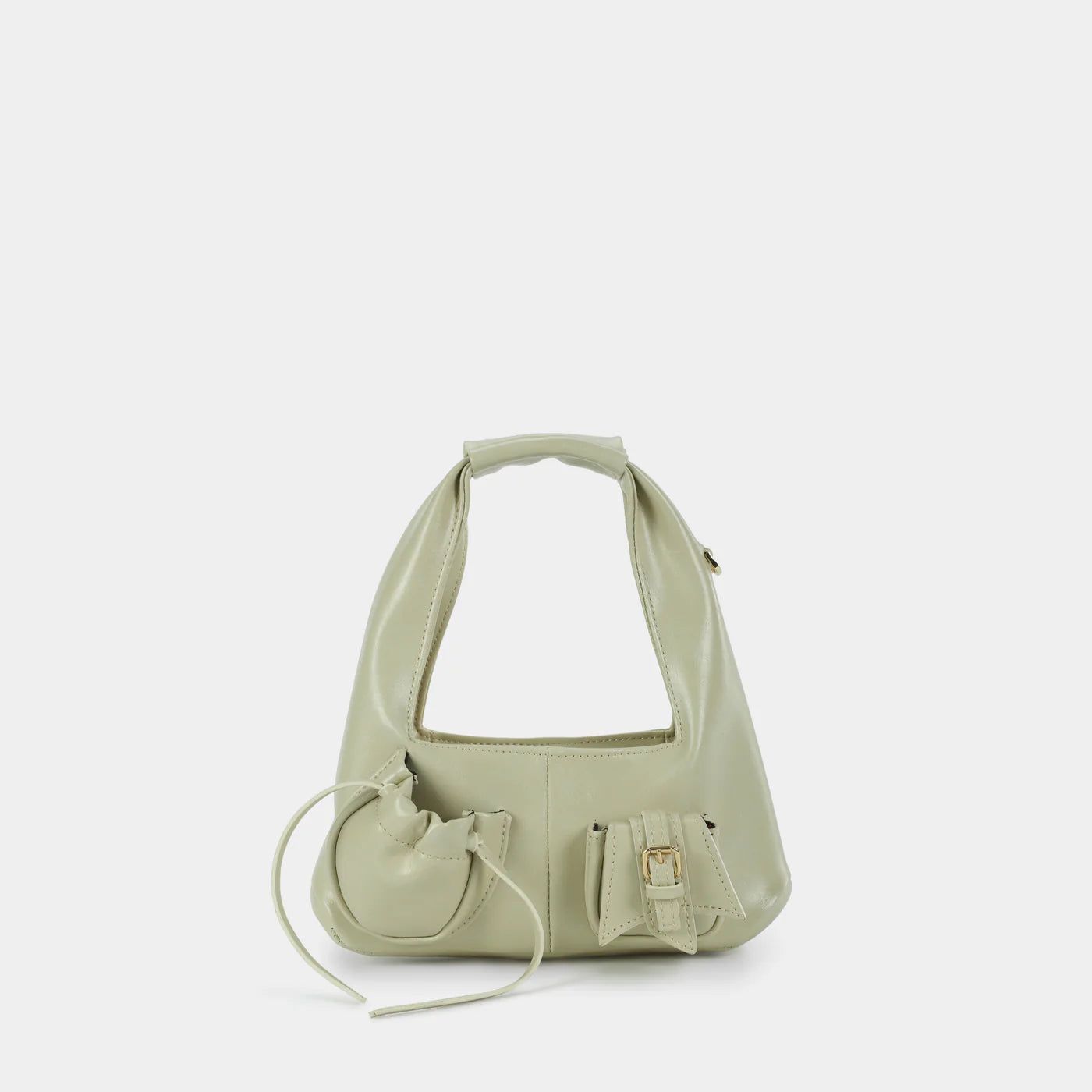 C2 Pocket Hobo Bag - Mini (White Cream)