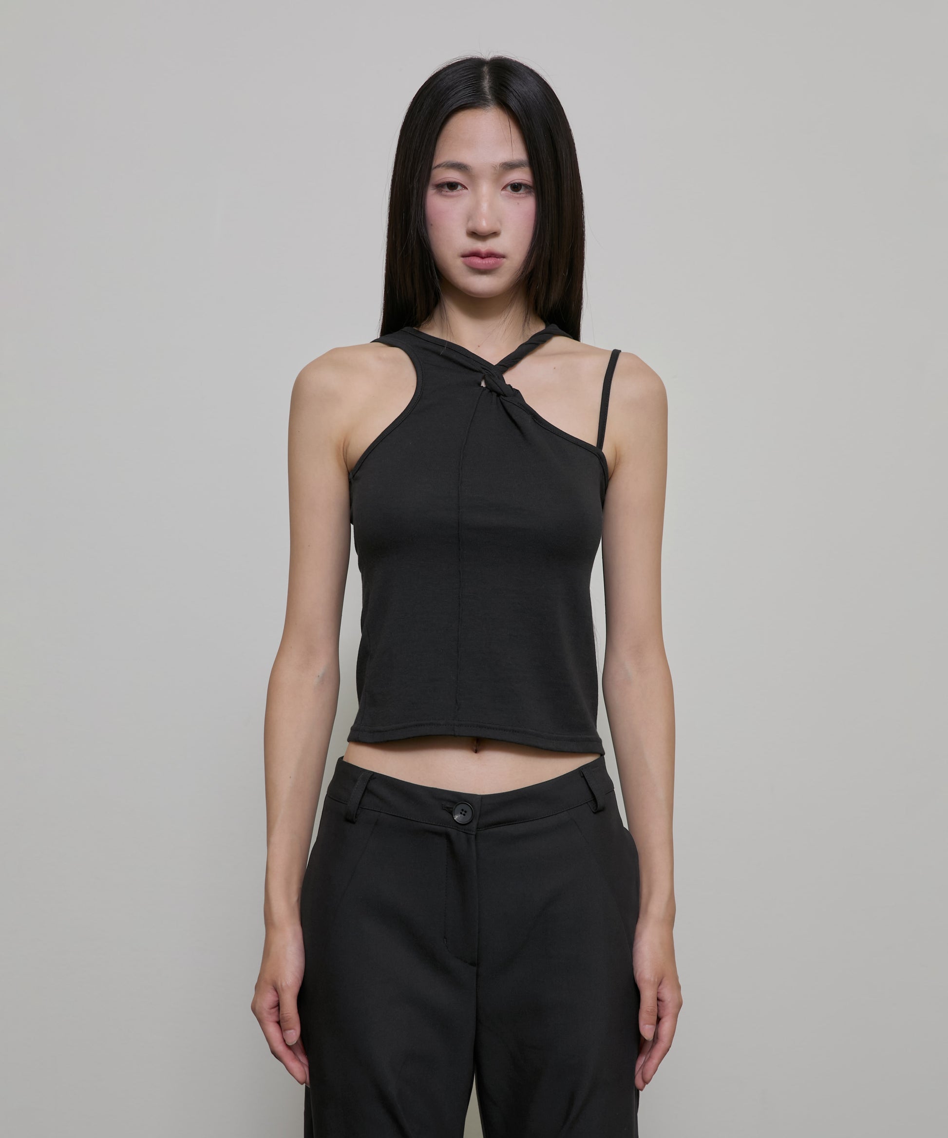 Braided Sleeveless (Black)