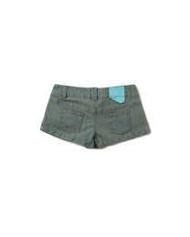 Loncho Washed Craft Denim Shorts