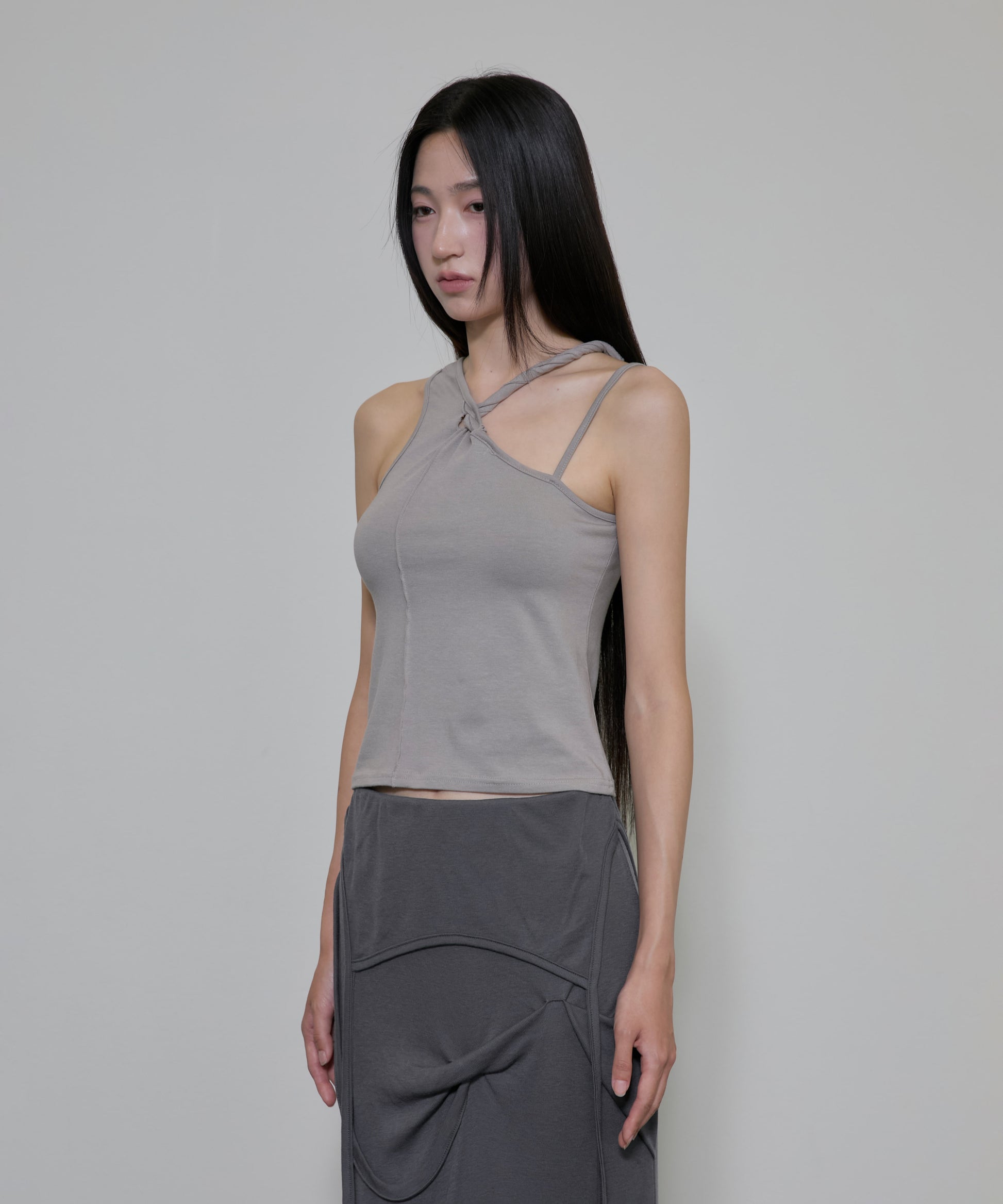 Braided Sleeveless (Gray)