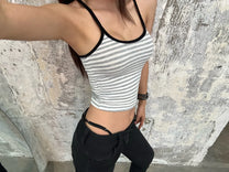 Racer Tank (White Stripe)