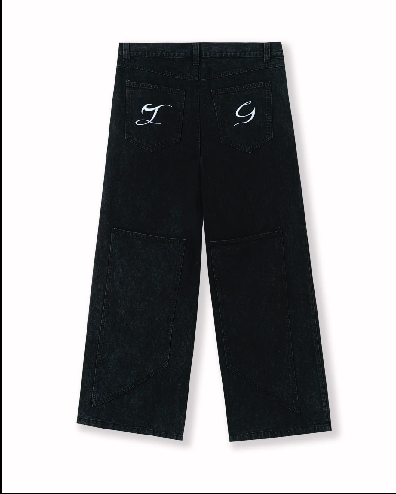 Calf Denim Black