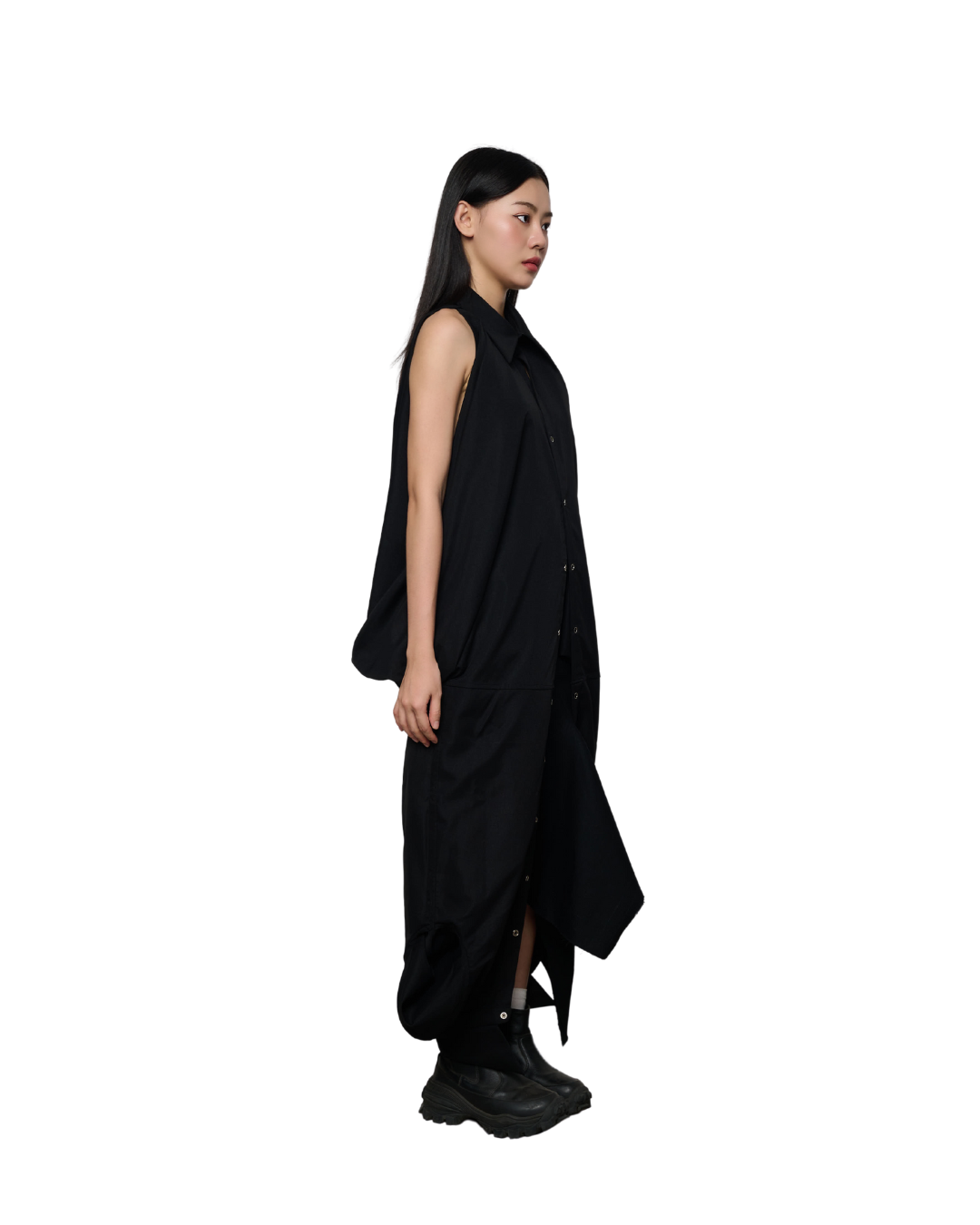 PLOP RIVET DRAPE SHIRT