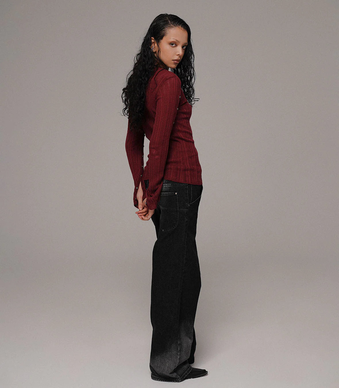 Touch Red Cardigan