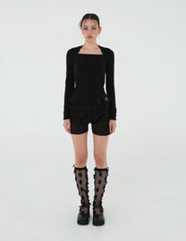 US BOLERO SLIT TOP