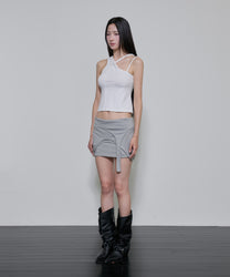 4 Layered Skirt (Gray)