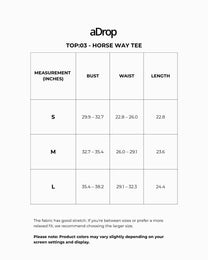 Horse Tee Black
