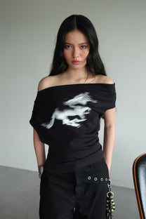 Horse Tee Black