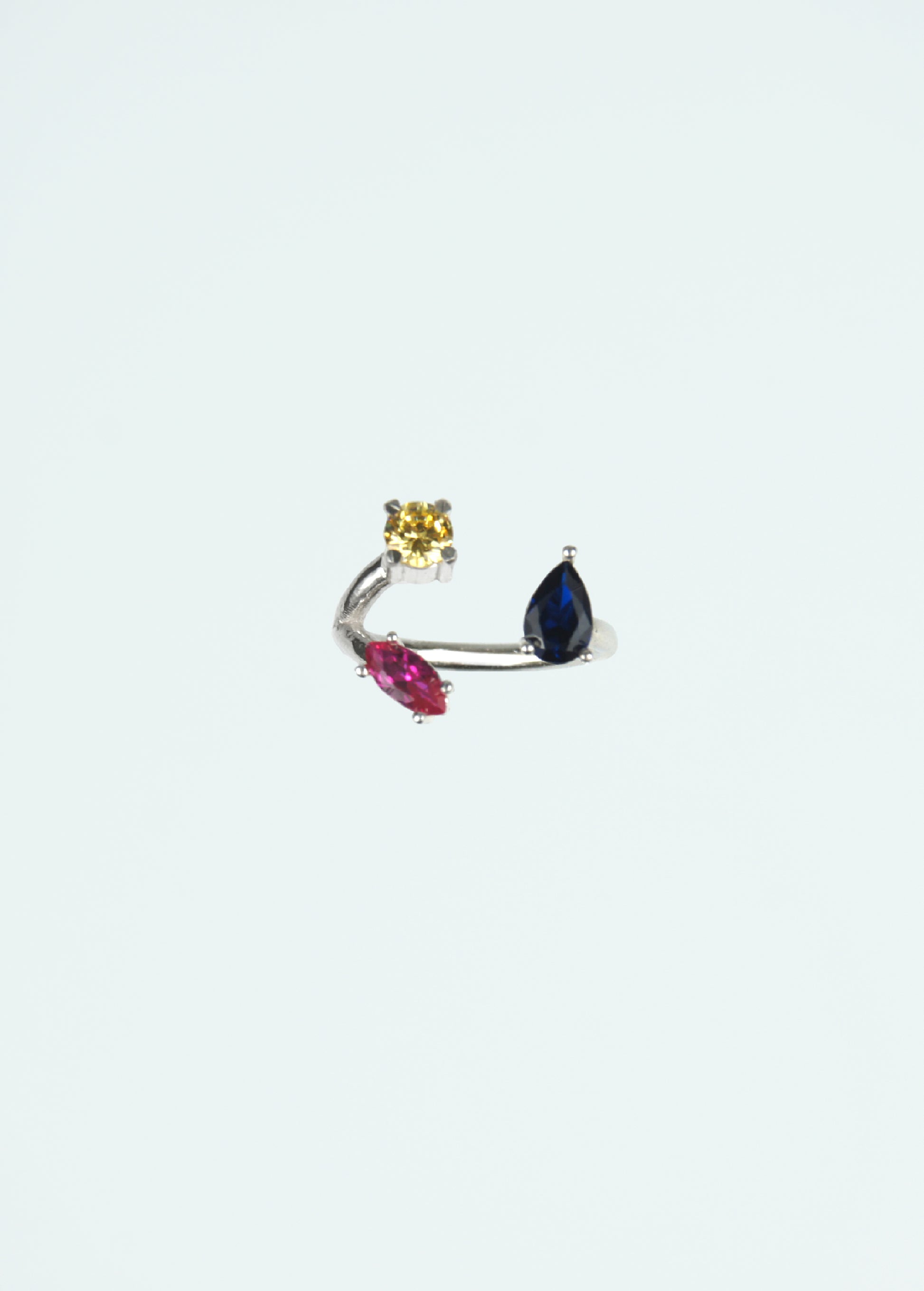 Frog Sparkle Silver Toe Ring