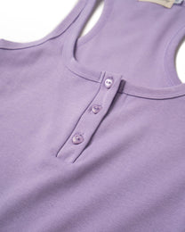 Tank Heart Henley (Purple)