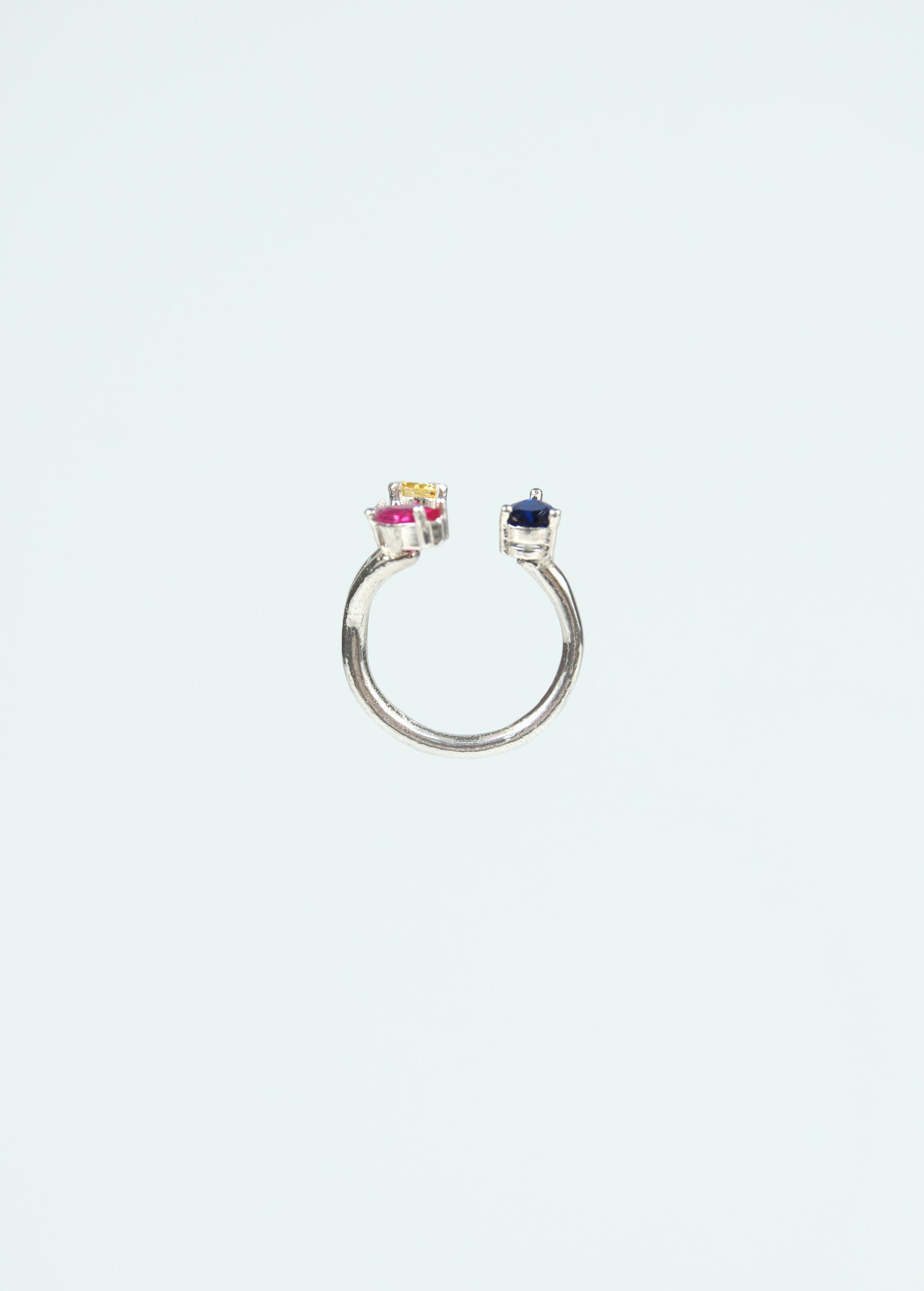 Frog Sparkle Silver Toe Ring