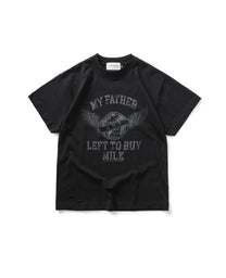 "My dad left to buy milk" Vintage Tee