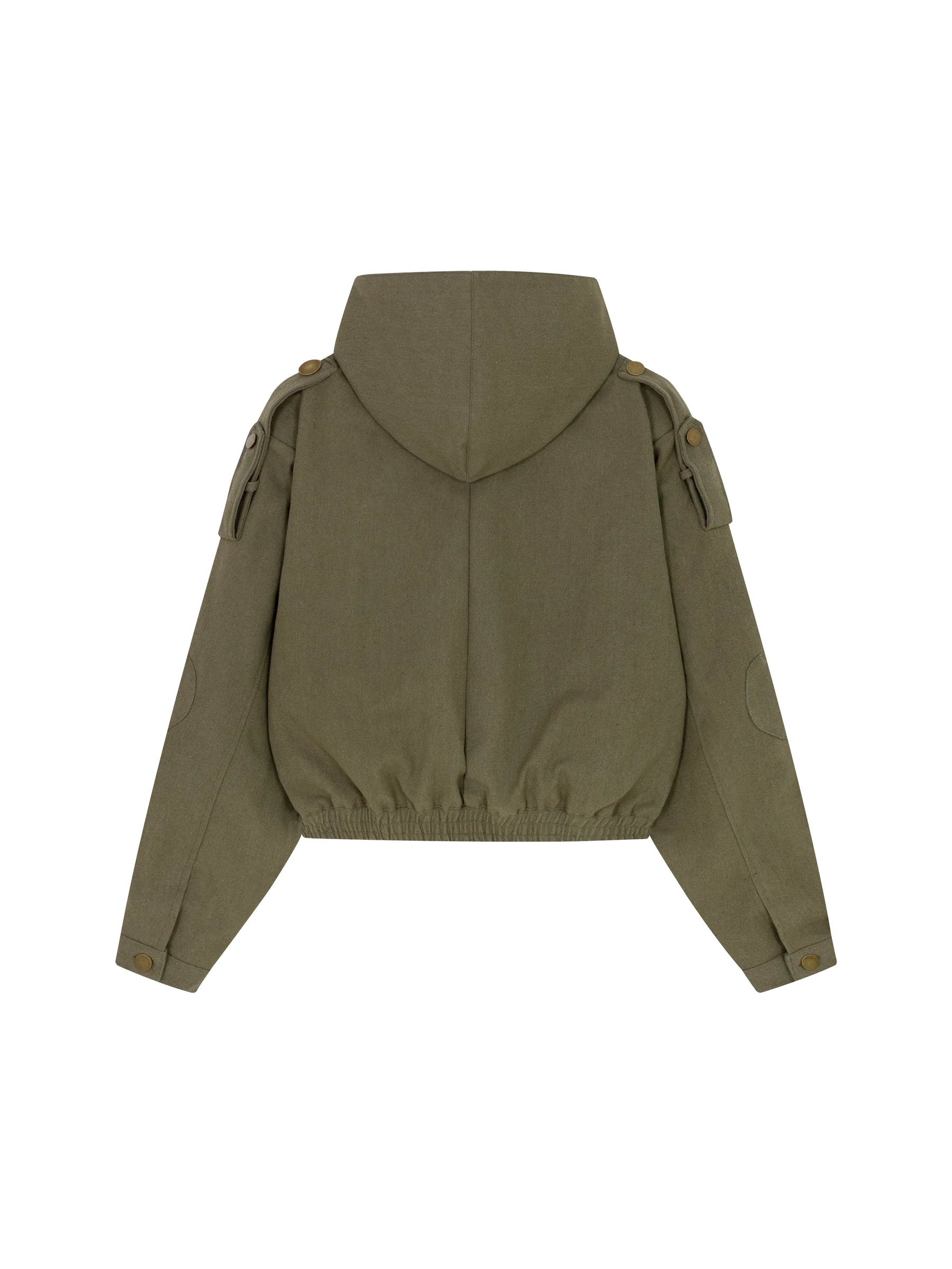 Hooded Work Jacket (Olive)