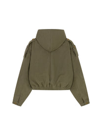 Hooded Work Jacket (Olive)