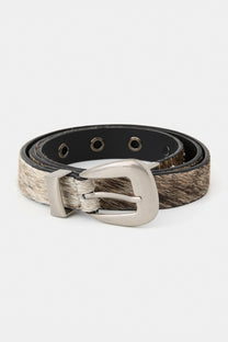 Cowhide Eyelet Calfskin Belt