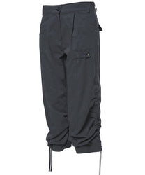Structured Capri Pants (Dark Gray)