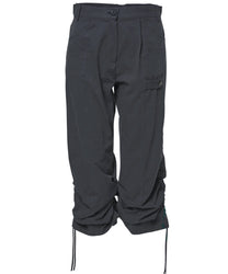 Structured Capri Pants (Dark Gray)