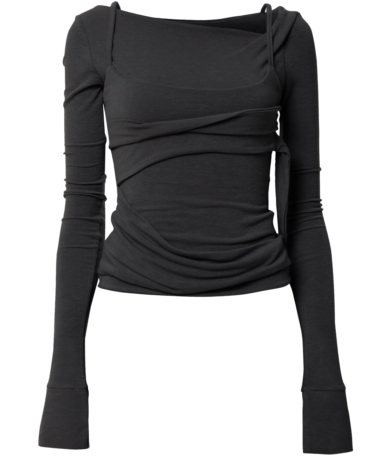 Layered Bustier Long Sleeve