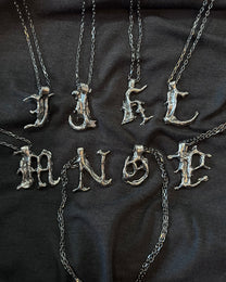 925 Initial Pendants