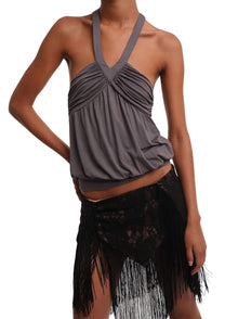 Tess Top in Smoke