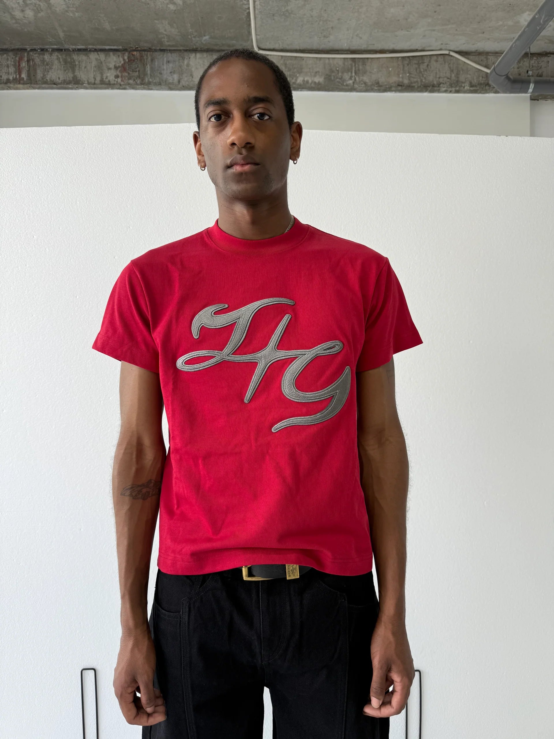 LONCHO LOGO TEE RED