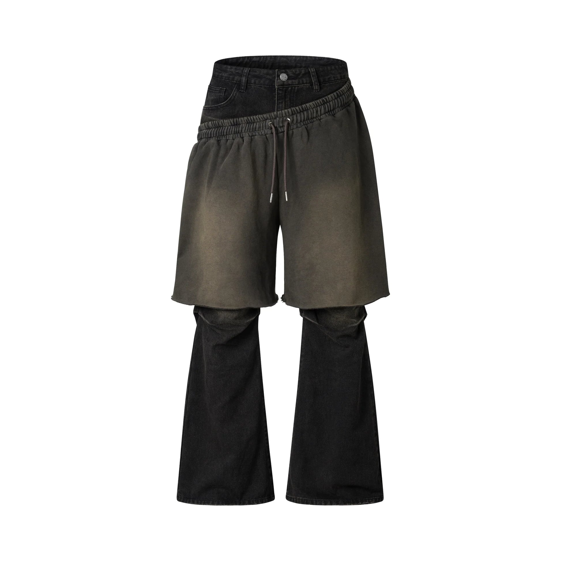 Cycle -Layered flare denim pants