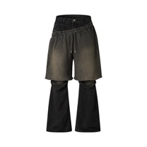 Cycle -Layered flare denim pants