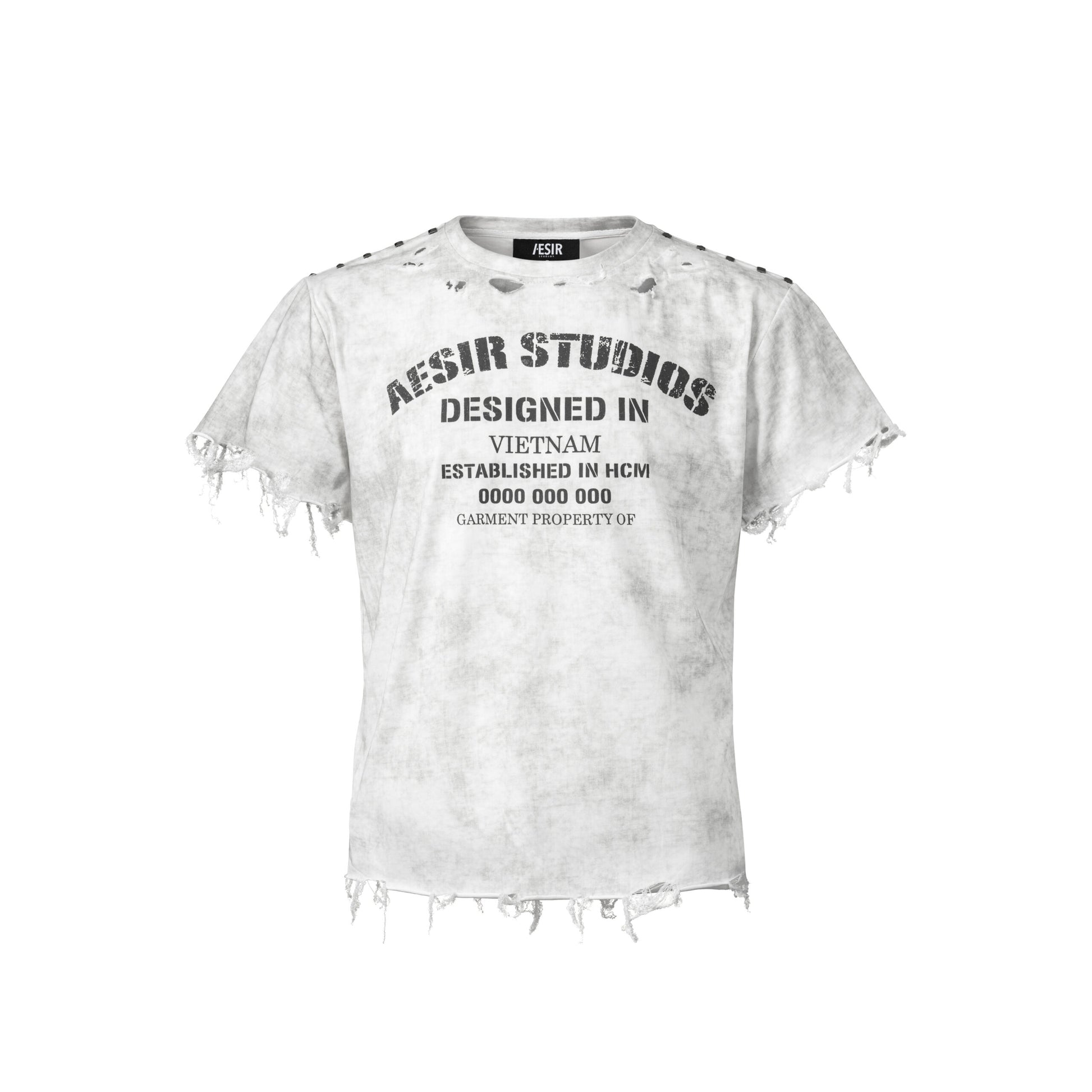 UNISEX – RIFTOR – Distressed Baby Tee