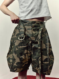 MEN – HEINO – Waxed Camo Jorts