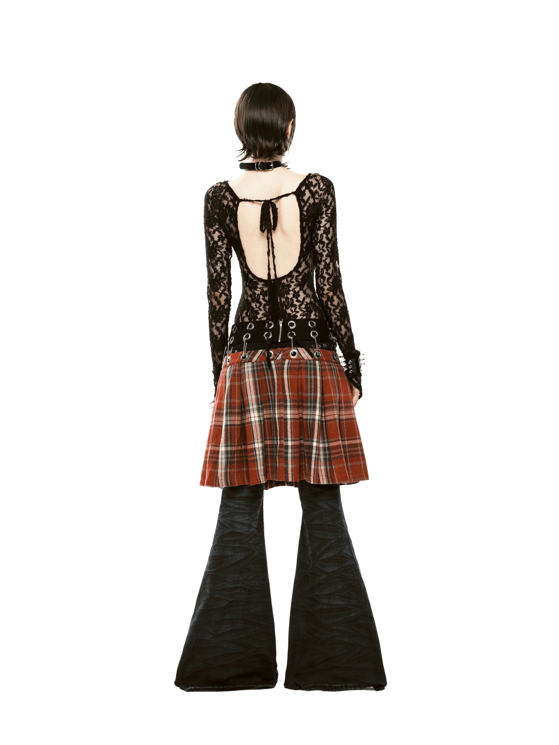 Vintage Scott Pin Skirt (Red)