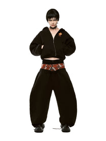 Clyde Triple Waisted Jogger (Black)