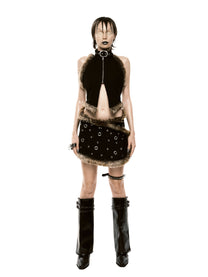 Foxy Halter Top (Black)