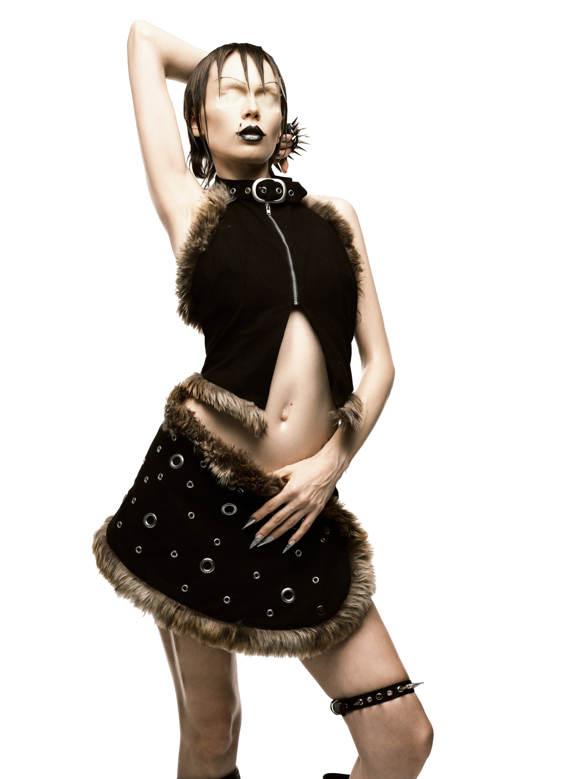 Foxy Halter Top (Black)