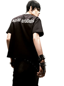 Logo Embroidery T-Shirt (Black)
