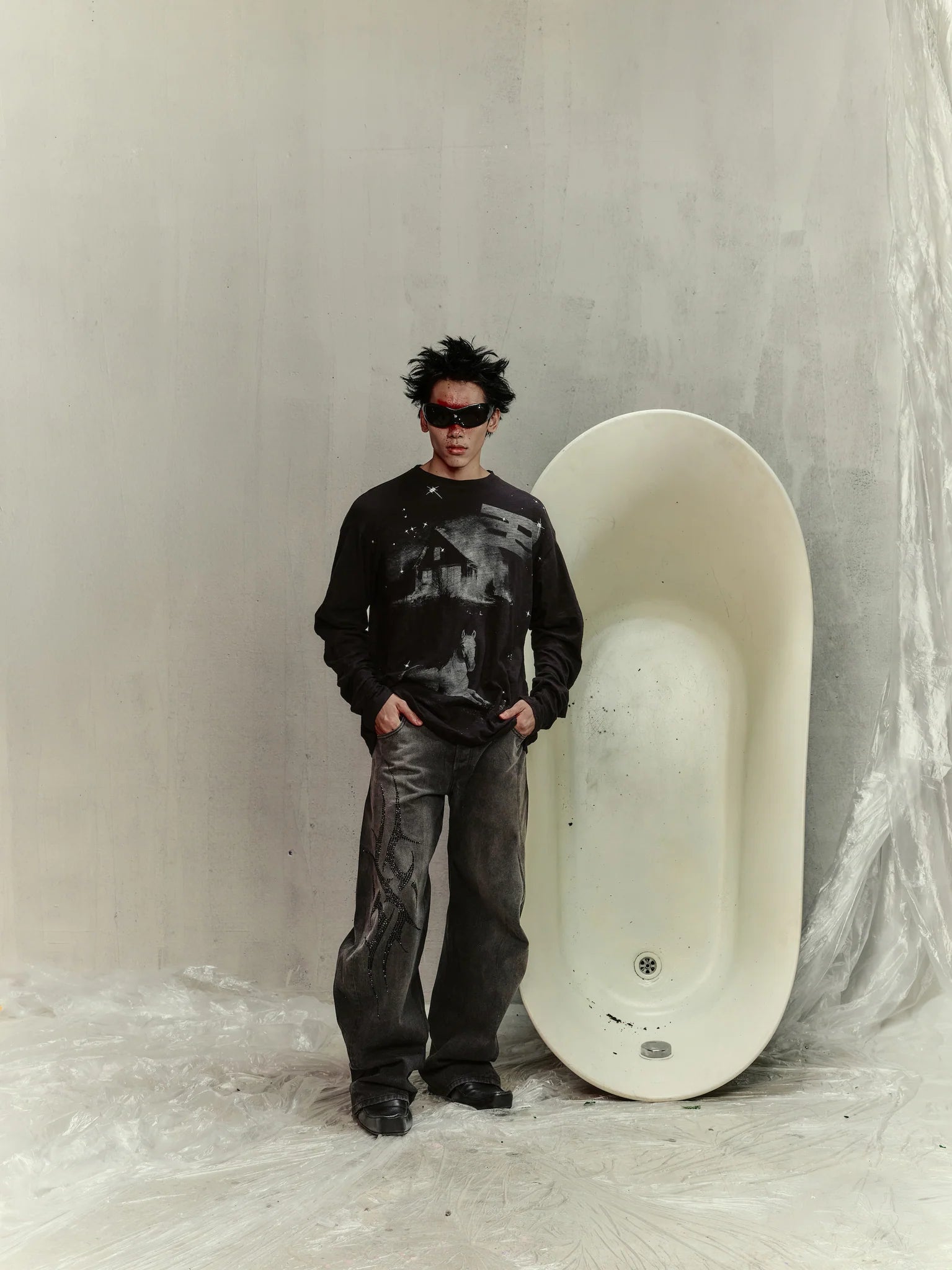 Lesley - Rhinostone Pants