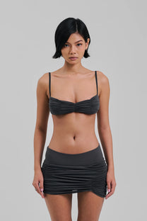 Altar Bralette (Coal)