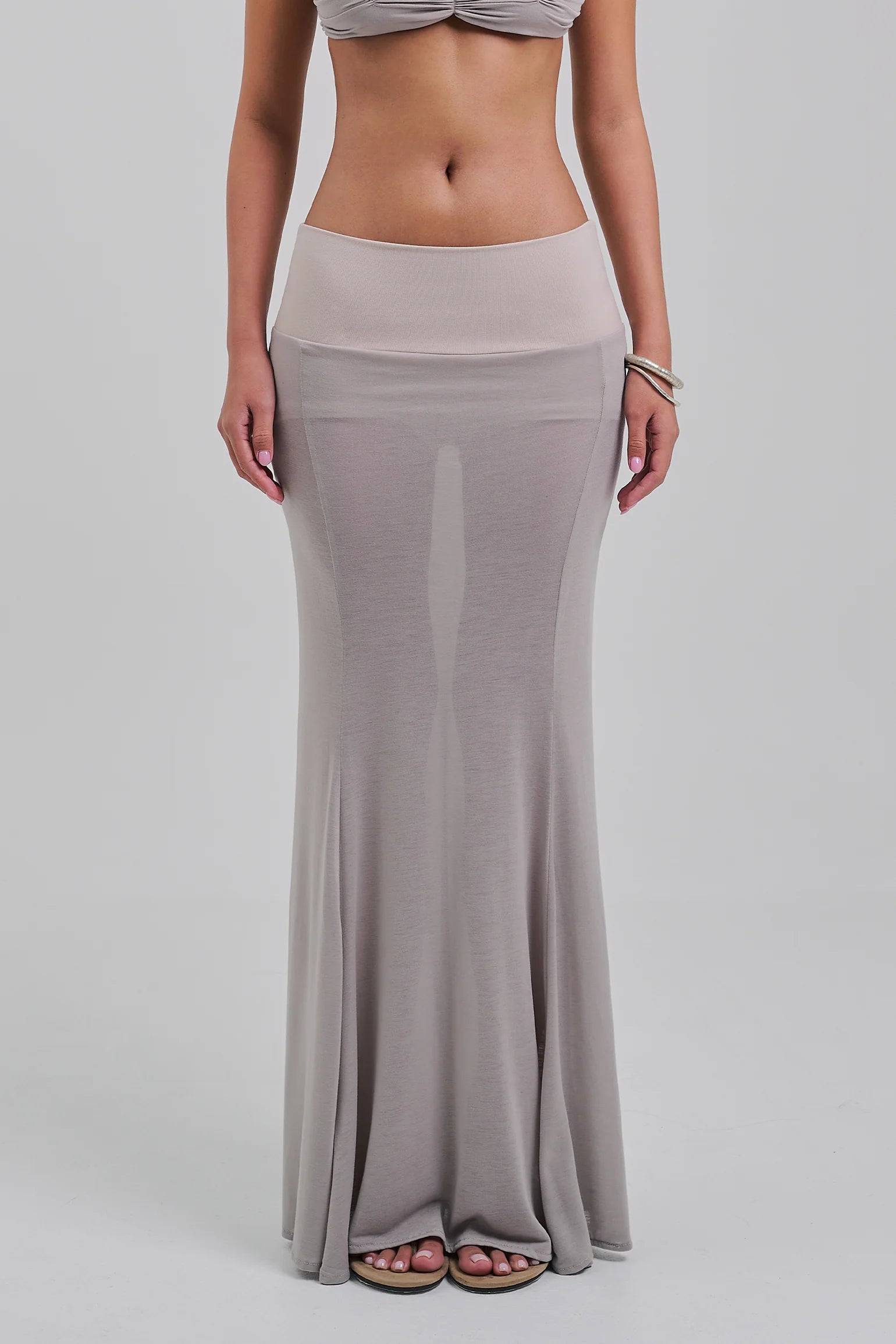 Altar Maxi Skirt (Pigeon)
