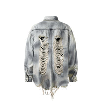 Felon Ripped Back Shirt (Blue)