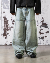 Calf Denim Blue