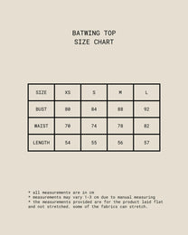 Batwing Top (Grey)