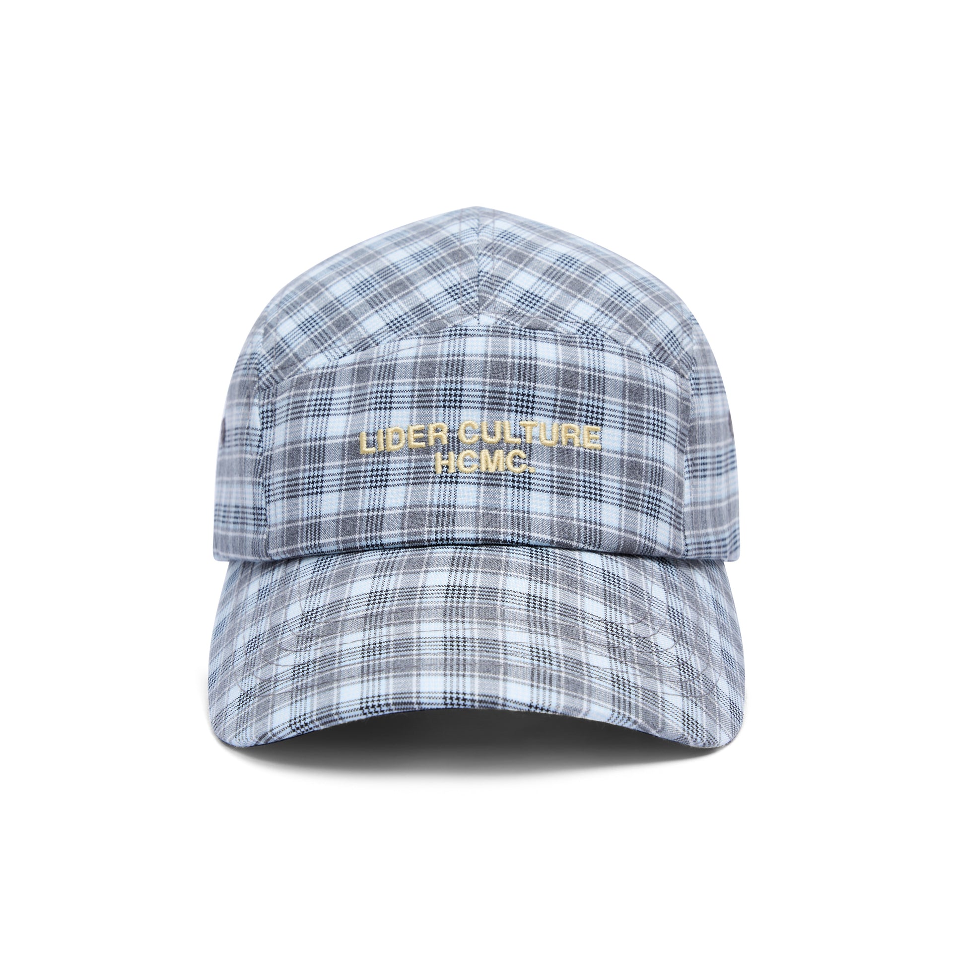 CAROLINE CAP - Checked Grey