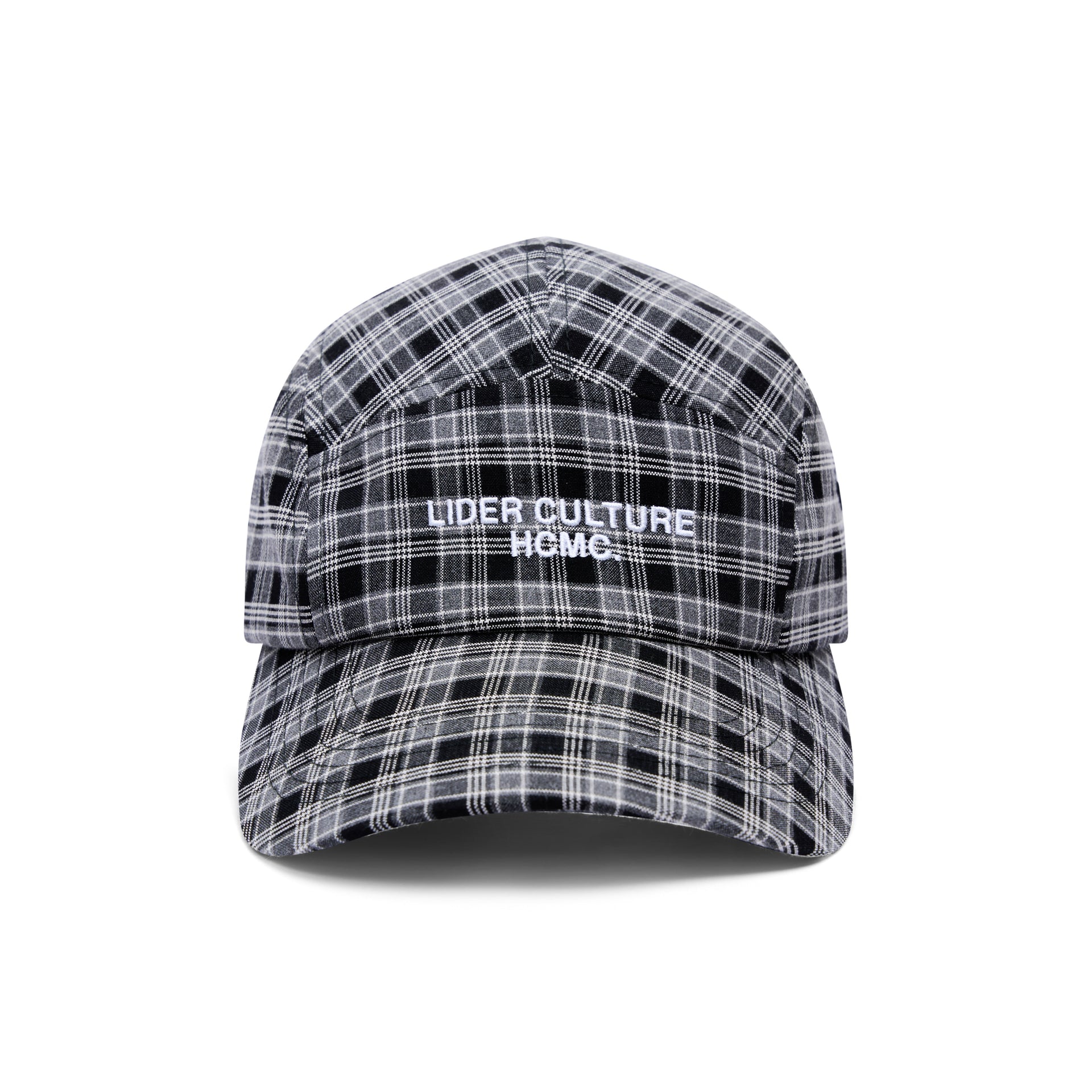 CAROLINE CAP - Checked Black