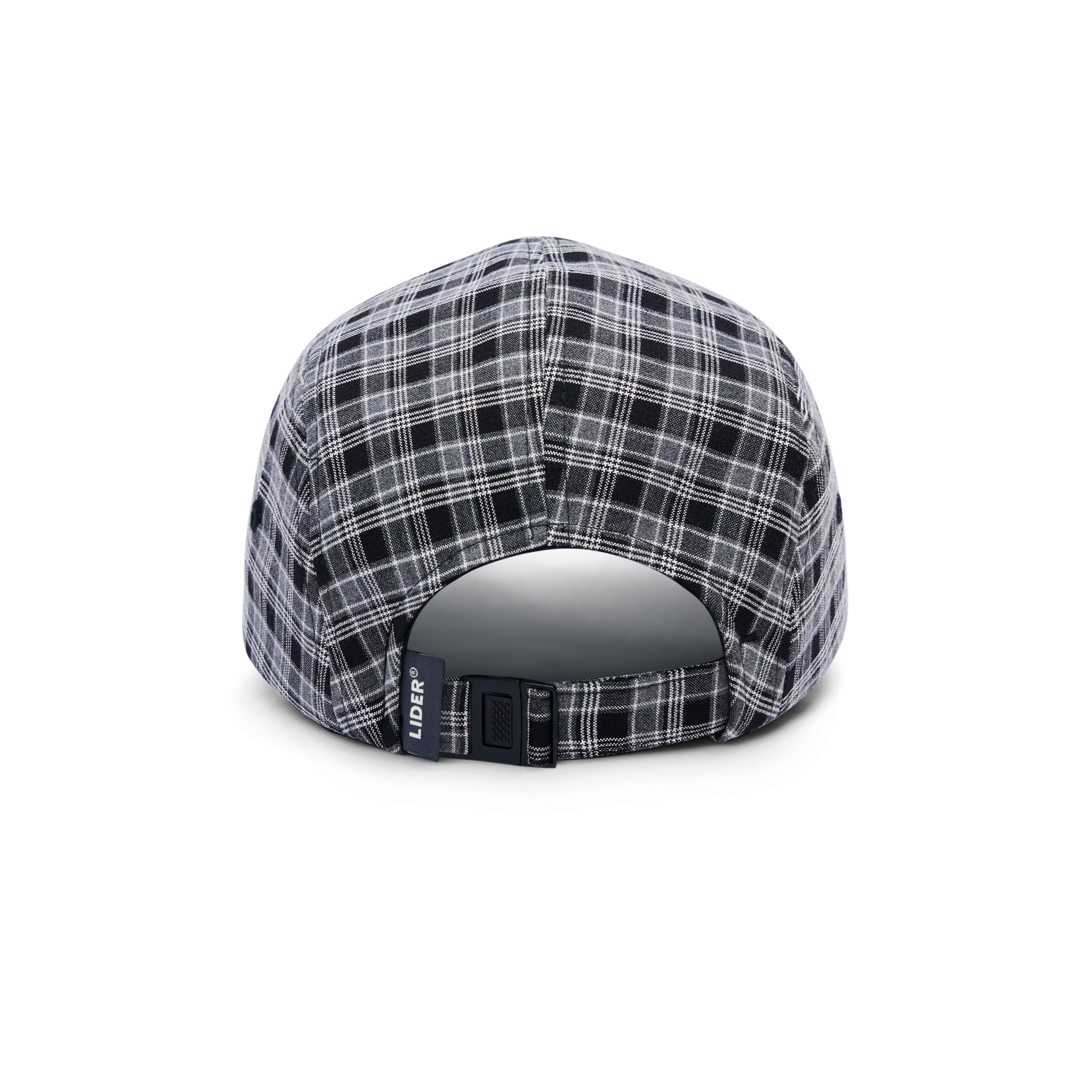 CAROLINE CAP - Checked Black