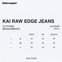 KAI RAW EDGE JEANS