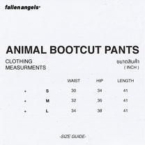ANIMAL BOOTCUT PANTS