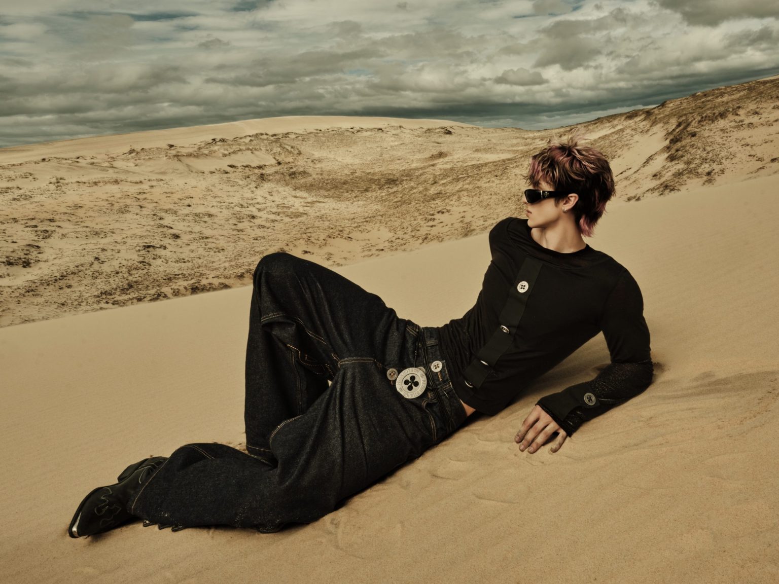 AESIR X MARLON – Layer Button Top