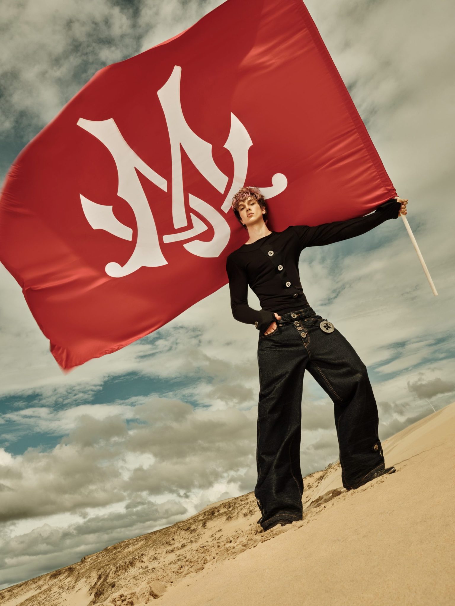 AESIR X MARLON – Layer Button Top