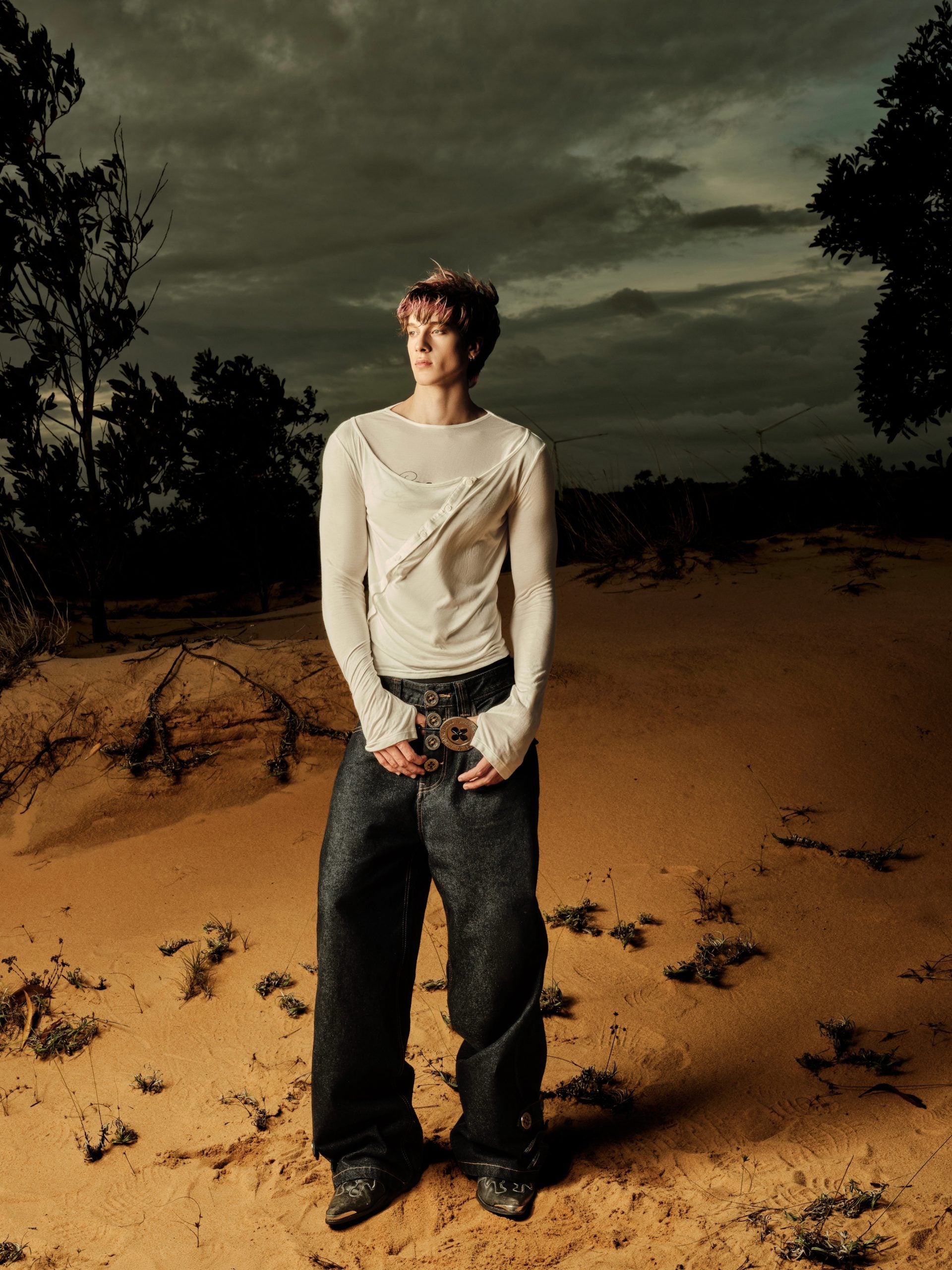 AESIR X MARLON – Layer White Top