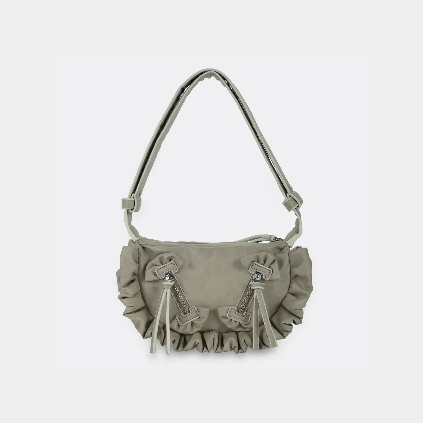 Lace Ruffles Bag (White Sugar)