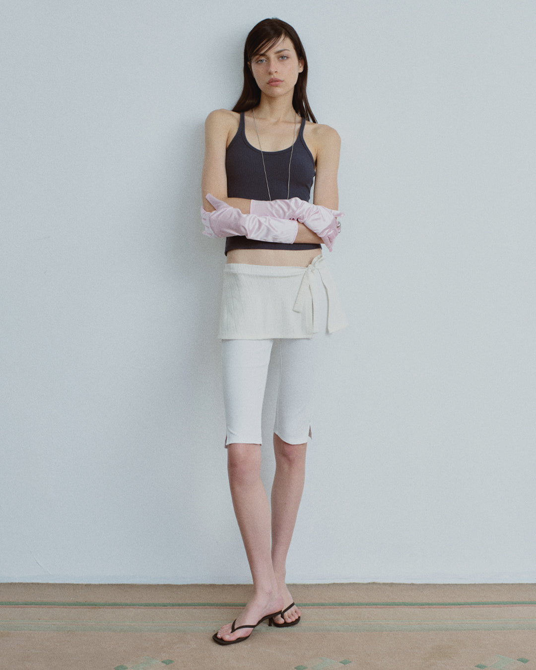 Alma Capri Pants (Ivory White)